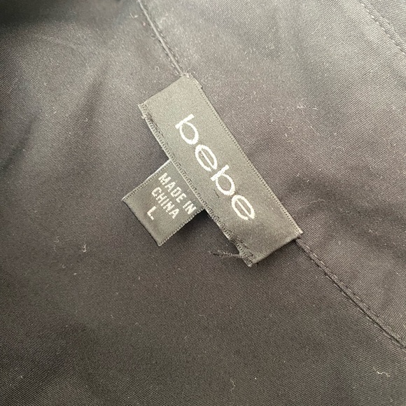 bebe button up shirt with diamond buttons - Picture 3 of 5